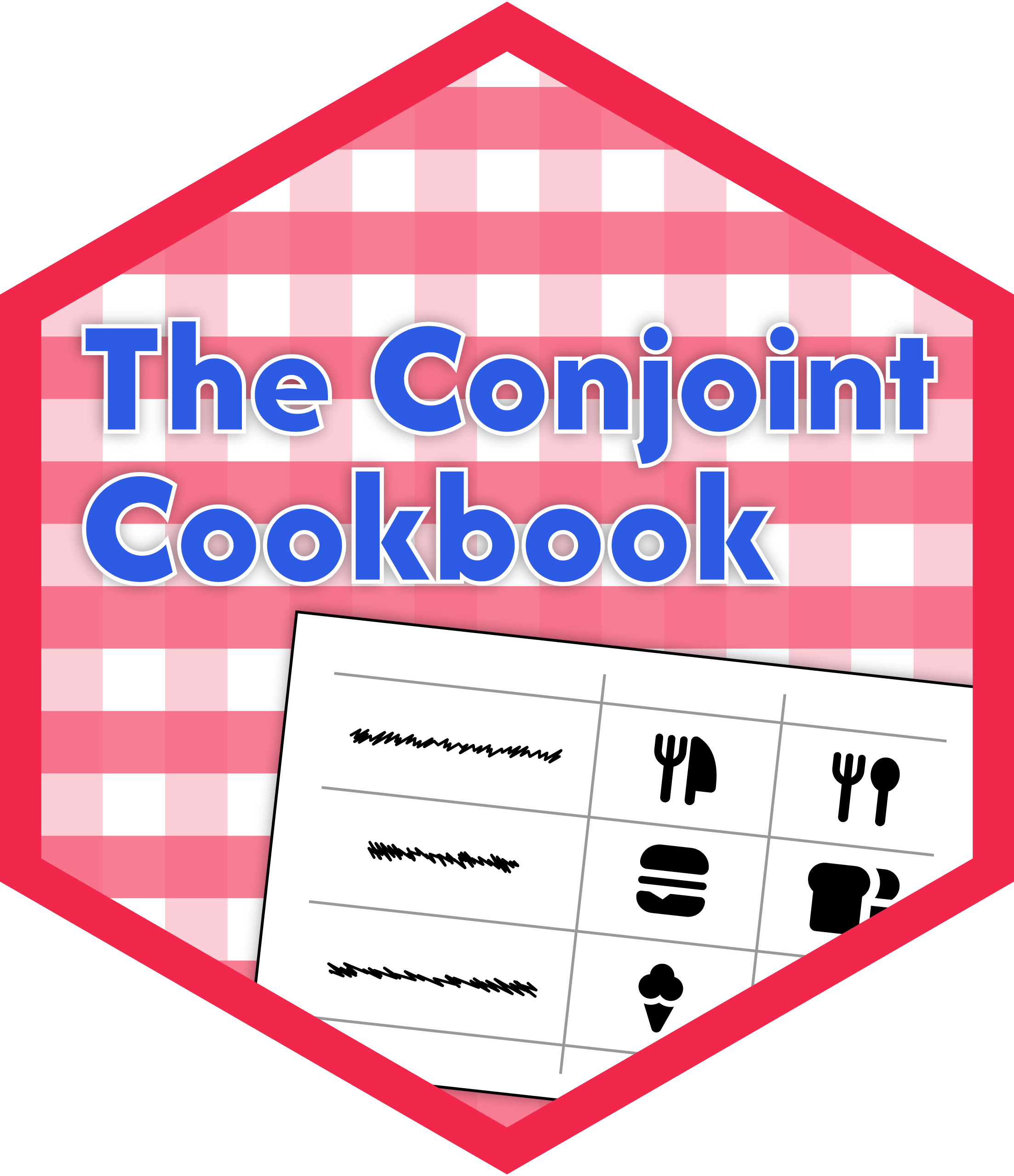 The Conjoint Cookbook hex logo