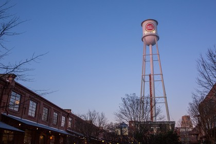 Lucky Strike water tower in Durham, North Carolina Photo by Colin Rowley on Unsplash